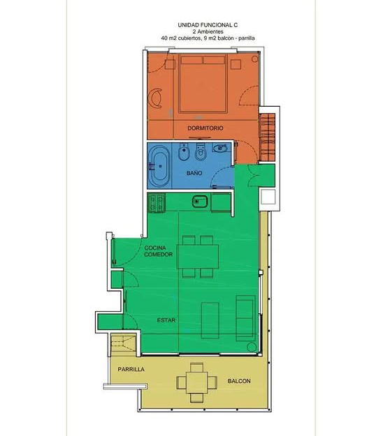 Departamento 1A de 2 ambientes en Marina Piccola, Mar de Ostende, Pinamar (foto 23 de 24)