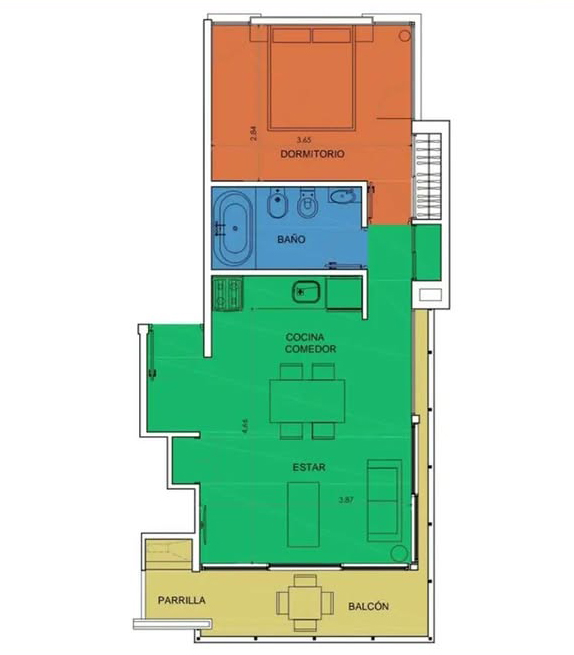 Departamento 2D de 2 ambientes en Marina Piccola, Mar de Ostende, Pinamar (foto 35 de 35)